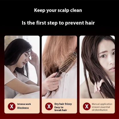 Electric Microcurrent Massage Comb for Hair Growth - Smarsty