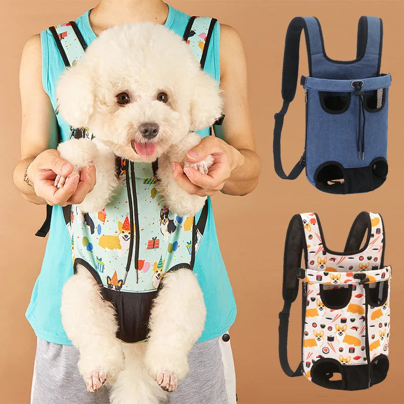 Camouflage Breathable Dog Backpack for Travel - Smarsty
