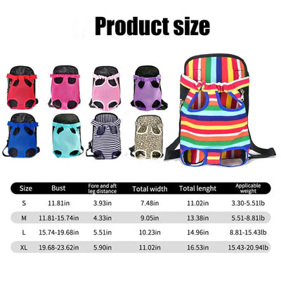 Camouflage Breathable Dog Backpack for Travel - Smarsty