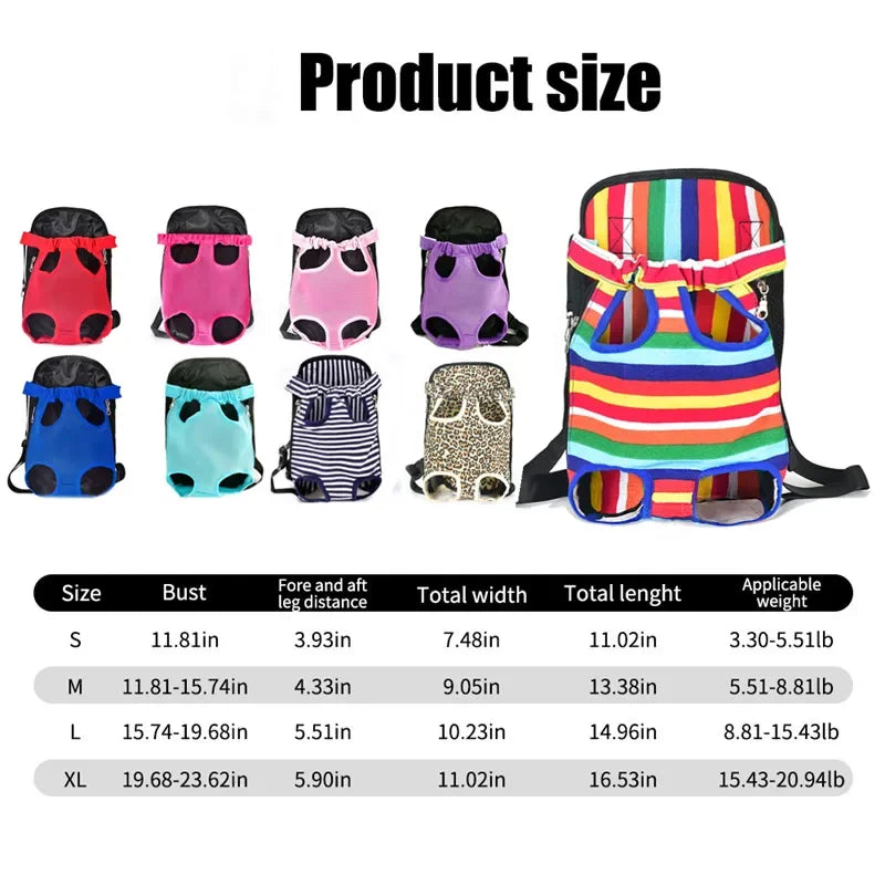 Camouflage Breathable Dog Backpack for Travel - Smarsty