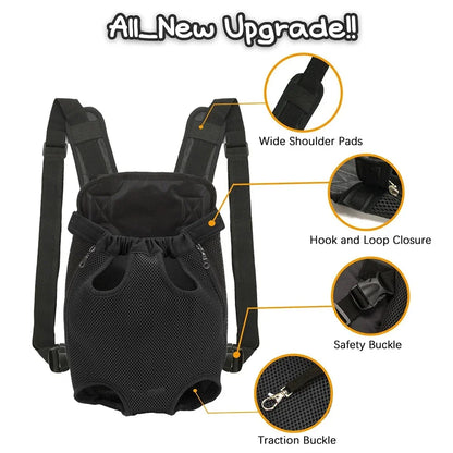 Camouflage Breathable Dog Backpack for Travel - Smarsty