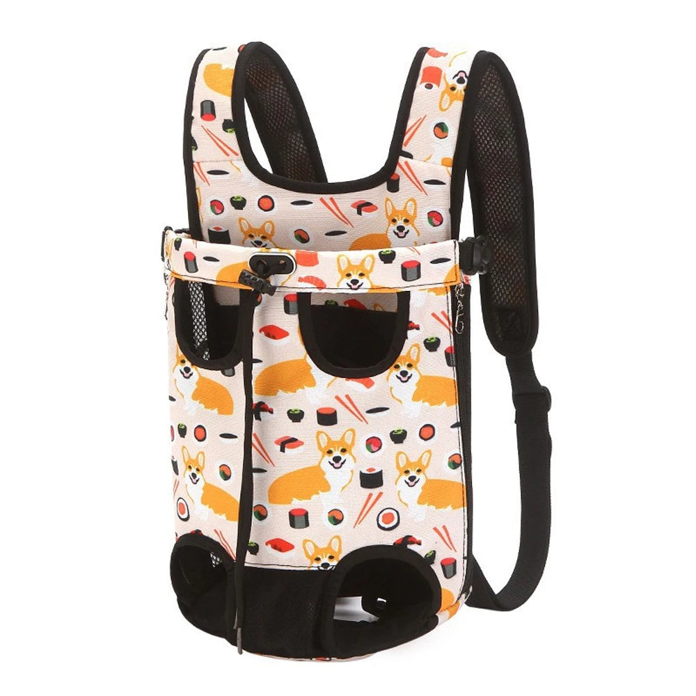 Camouflage Breathable Dog Backpack for Travel - Smarsty