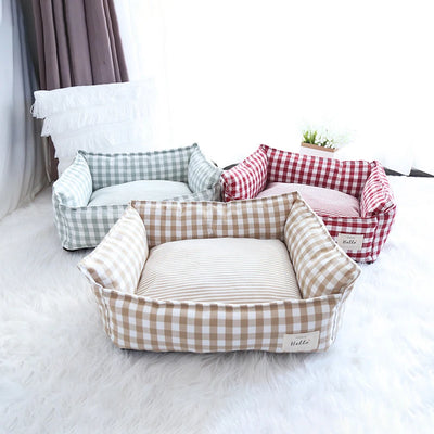 Bed For Dog Cats Puppy House Kennel For Indoor Dogs Small Medium Cat Pet Sofa Sleeping Bed Furniture Pet Supplies Accessories - Smarsty