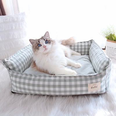 Bed For Dog Cats Puppy House Kennel For Indoor Dogs Small Medium Cat Pet Sofa Sleeping Bed Furniture Pet Supplies Accessories - Smarsty