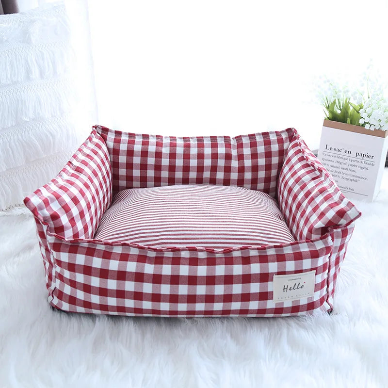 Bed For Dog Cats Puppy House Kennel For Indoor Dogs Small Medium Cat Pet Sofa Sleeping Bed Furniture Pet Supplies Accessories - Smarsty