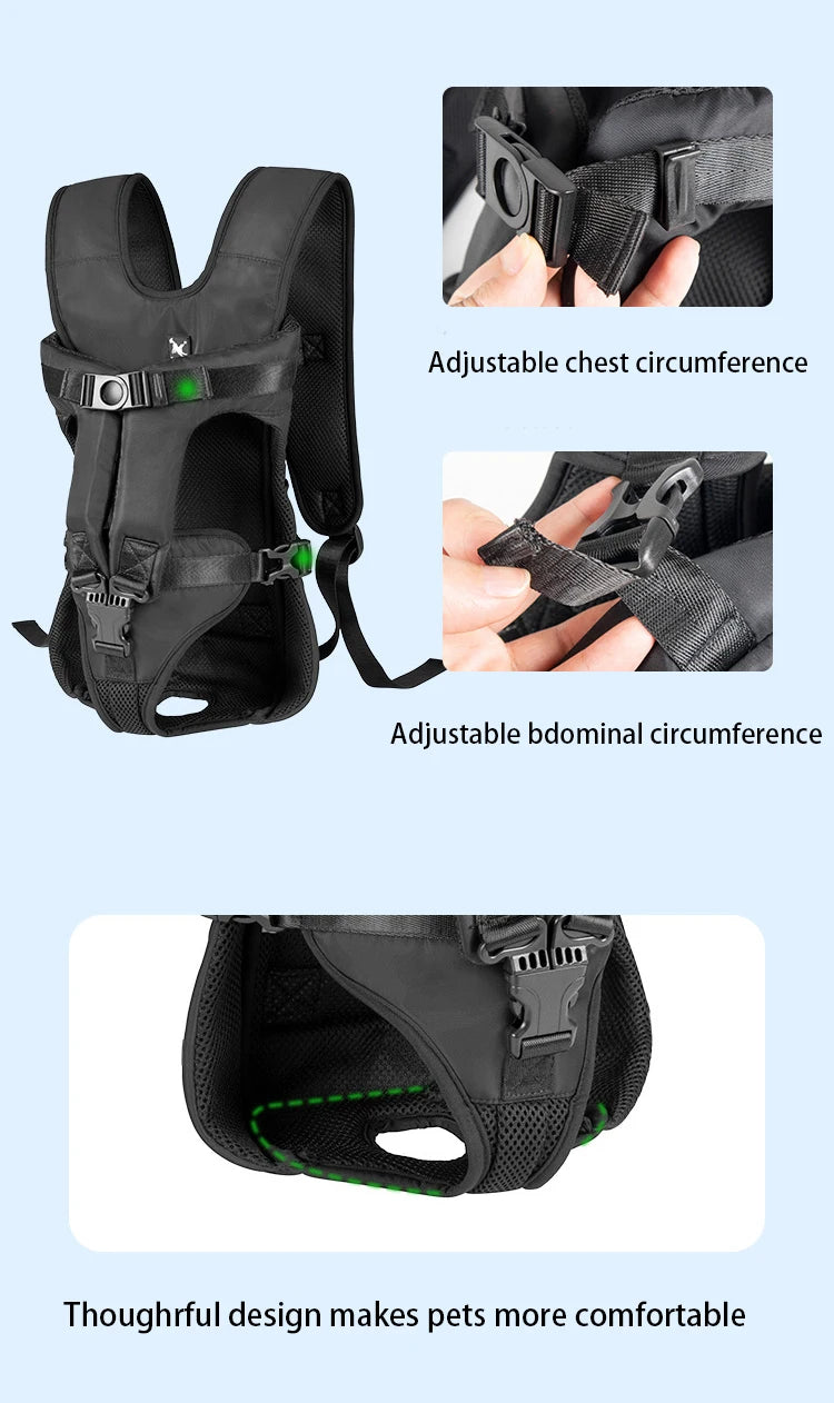 Breathable Pet Dog Carrier Backpack for Travel - Smarsty