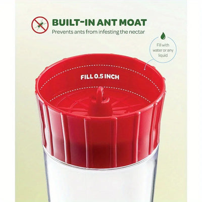 Suspended Hummingbird Feeder with Five Feeding Ports - Smarsty