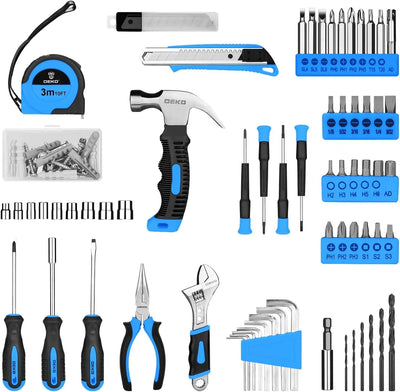 DEKO 126 Piece Cordless Drill Set for Home Use - Smarsty