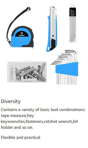 DEKO 126 Piece Cordless Drill Set for Home Use - Smarsty