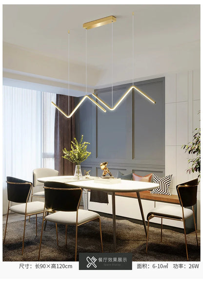 Modern Minimalist Aluminum Pendant Lamp for Dining - Smarsty