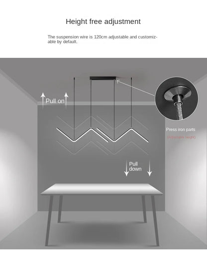 Modern Minimalist Aluminum Pendant Lamp for Dining - Smarsty