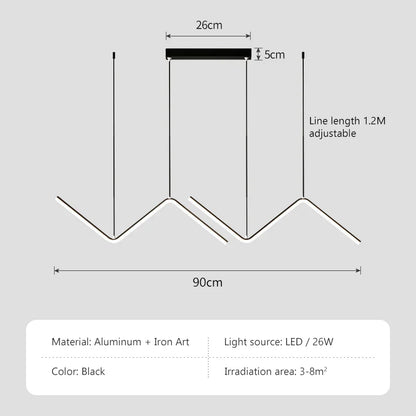 Modern Minimalist Aluminum Pendant Lamp for Dining - Smarsty