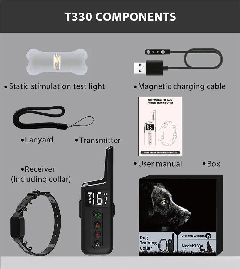 Dog Training Collar With 1000ft Range And Three Modes - Smarsty