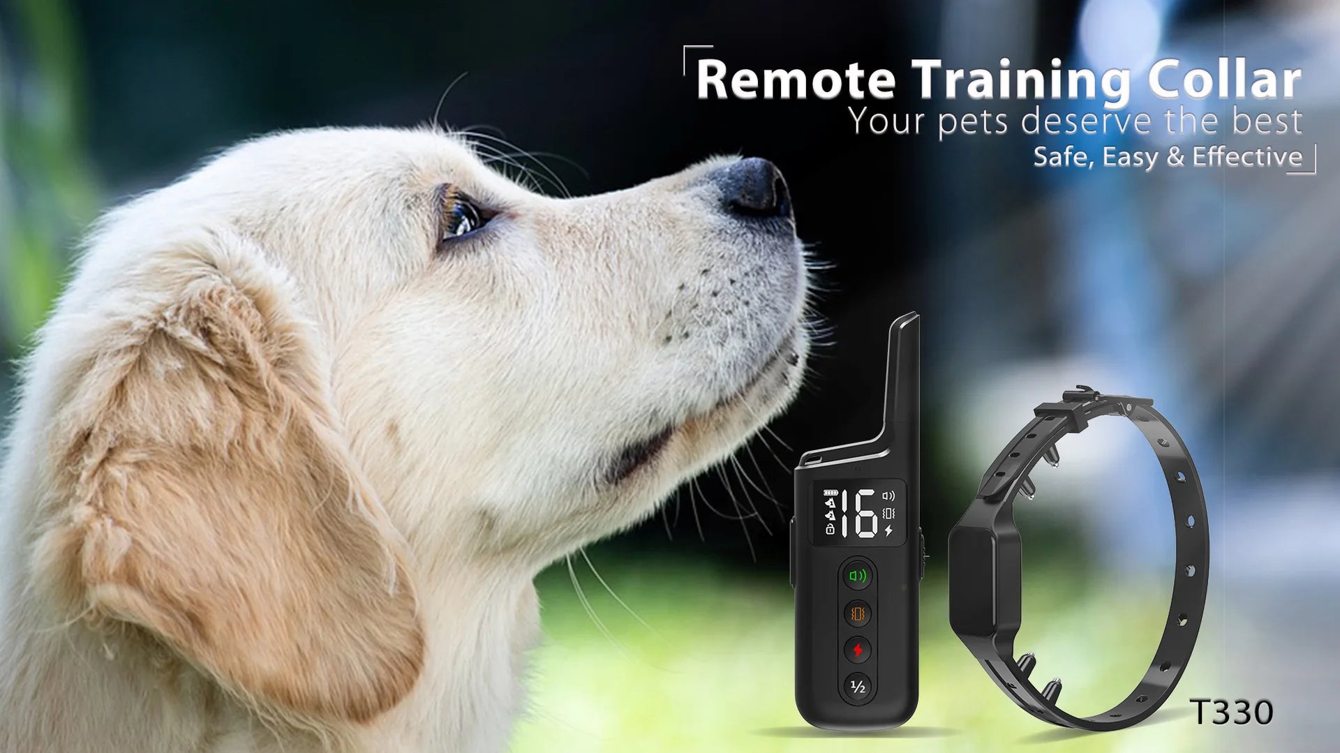 Dog Training Collar With 1000ft Range And Three Modes - Smarsty