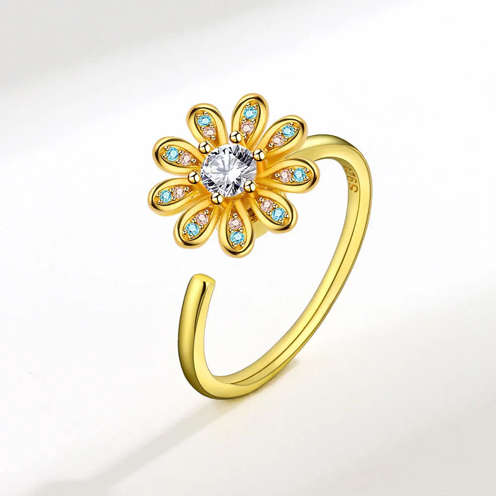 Sunflower Spinner Ring - Smarsty