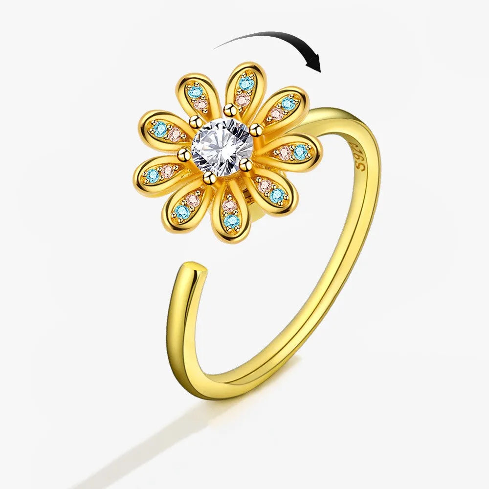 Sunflower Spinner Ring - Smarsty