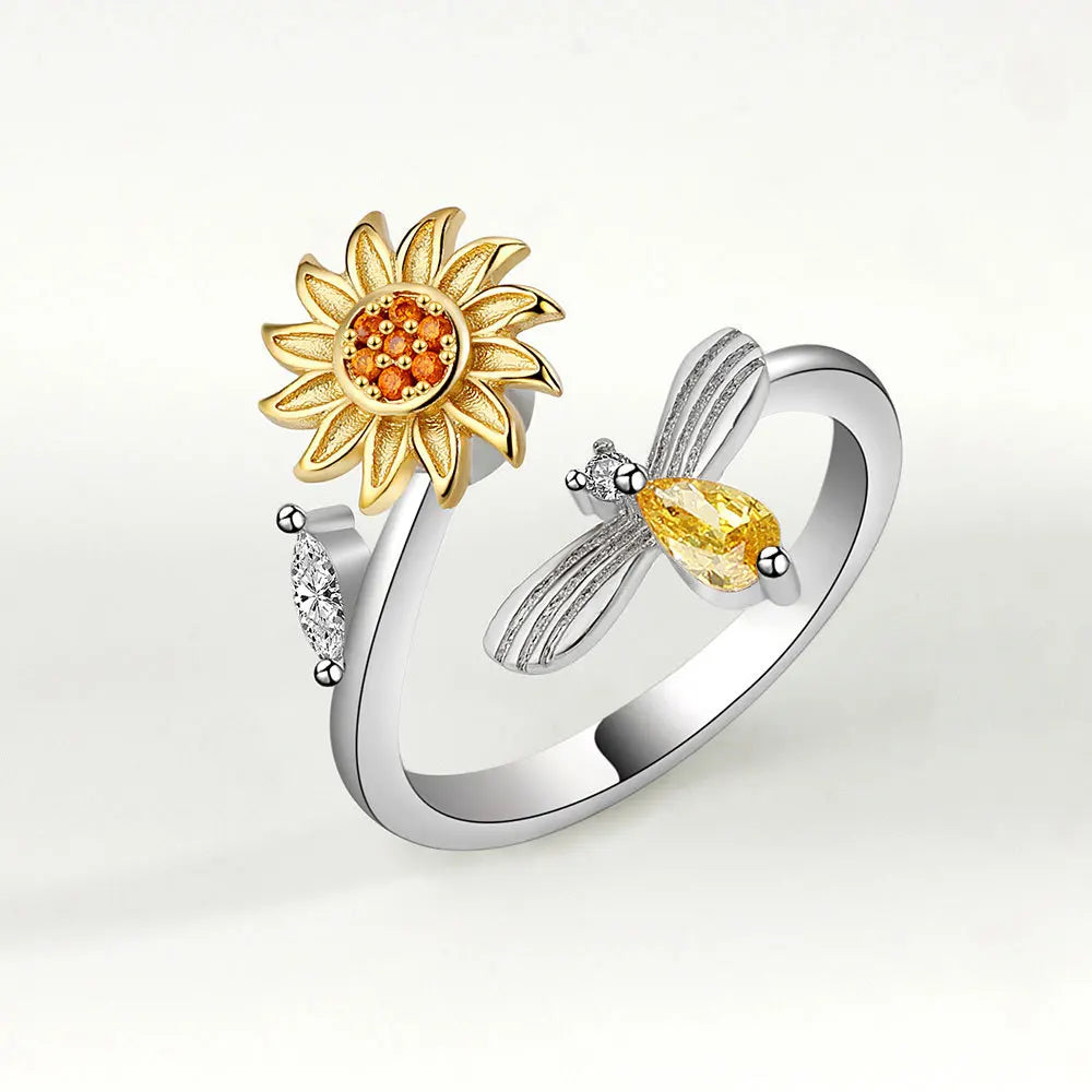 Sunflower Spinner Ring - Smarsty