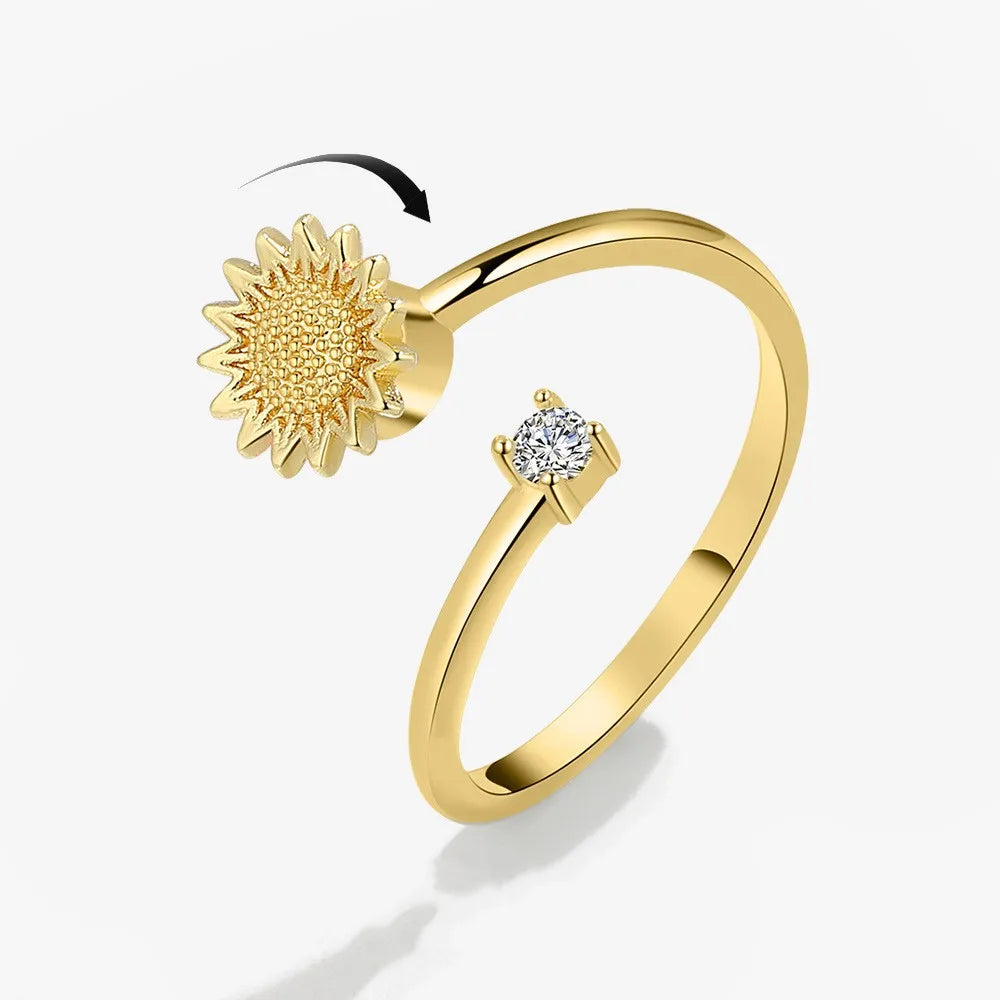 Sunflower Spinner Ring - Smarsty