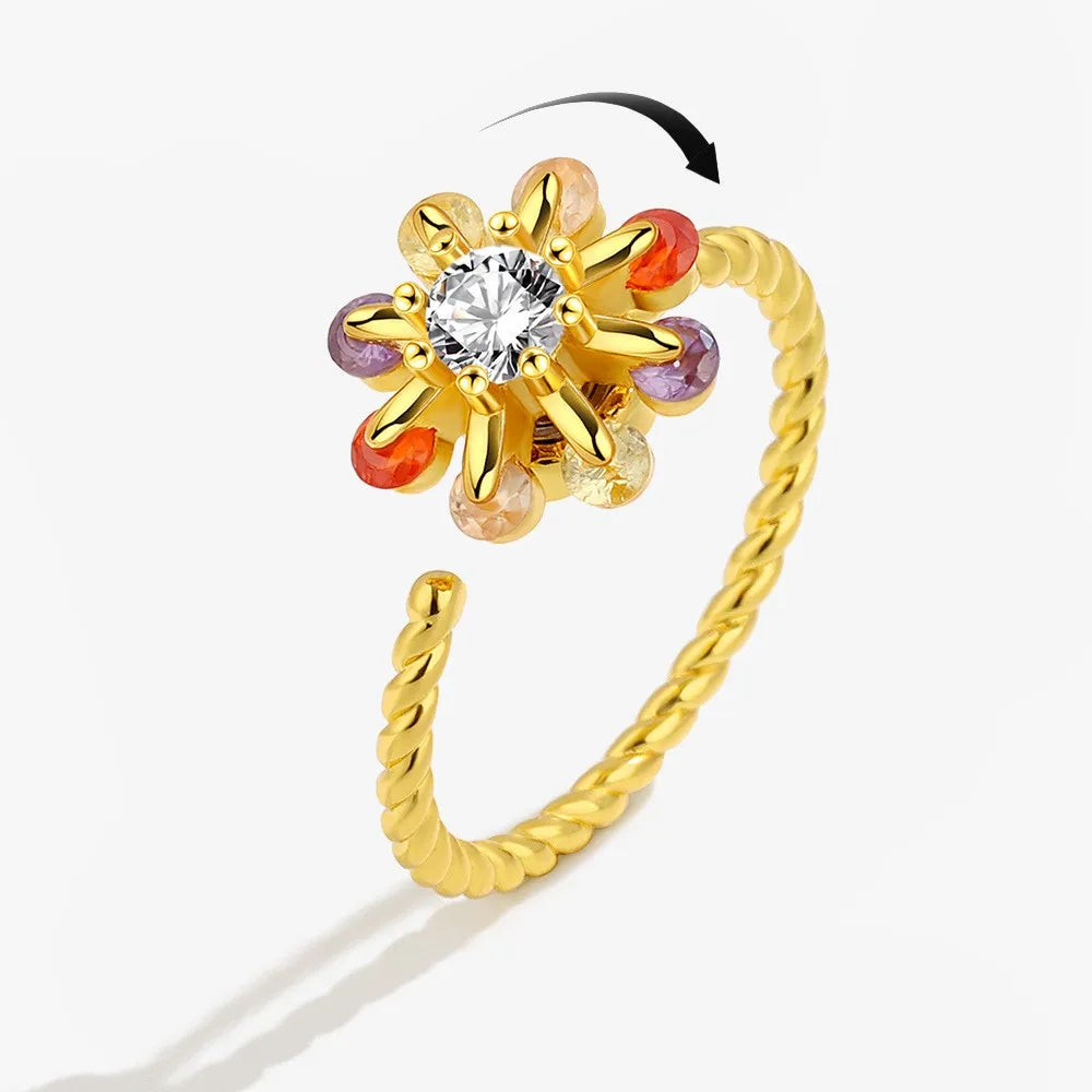 Sunflower Spinner Ring - Smarsty