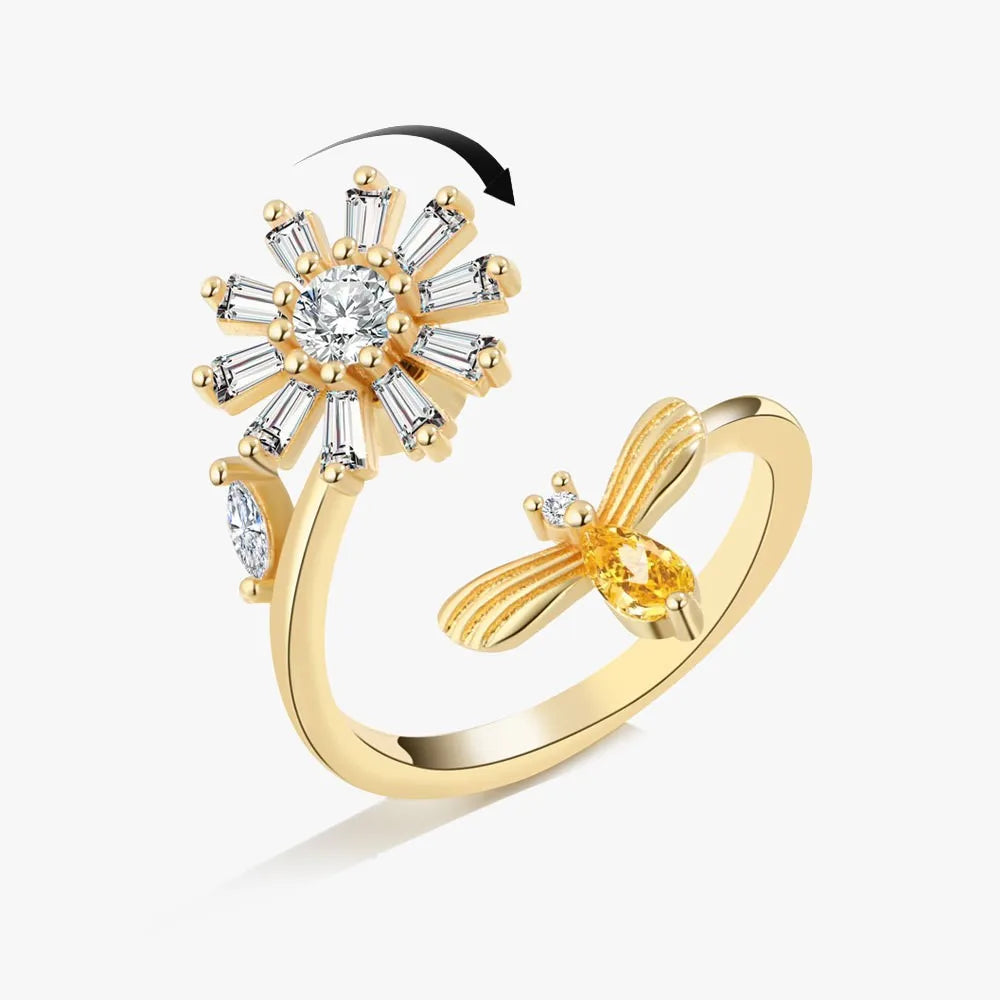Sunflower Spinner Ring - Smarsty