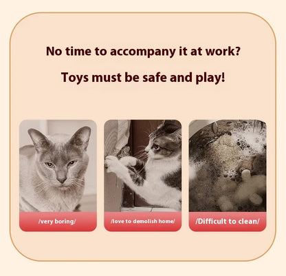 Rechargeable Interactive Cat Toy Smart Rolling Ball - Smarsty