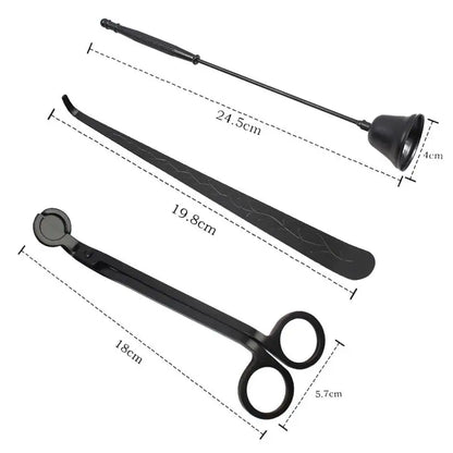 Candle Wick Trimmer Scissors Set for Perfect Burning - Smarsty