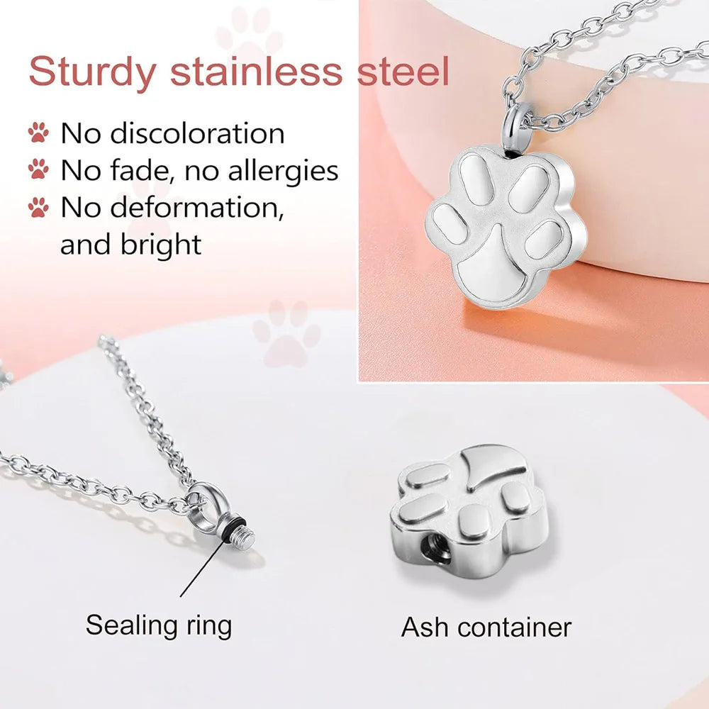 Pet Cremation Jewelry Pendant for Ashes Memorial - Smarsty