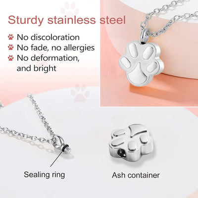 Pet Cremation Jewelry Pendant for Ashes Memorial - Smarsty
