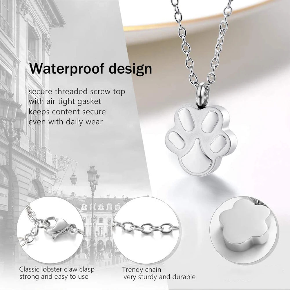 Pet Cremation Jewelry Pendant for Ashes Memorial - Smarsty