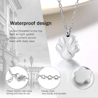 Pet Cremation Jewelry Pendant for Ashes Memorial - Smarsty