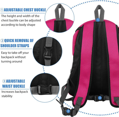 Portable Travel Dog Carrier Backpack with Breathable Mesh - Smarsty