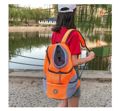 Portable Travel Dog Carrier Backpack with Breathable Mesh - Smarsty
