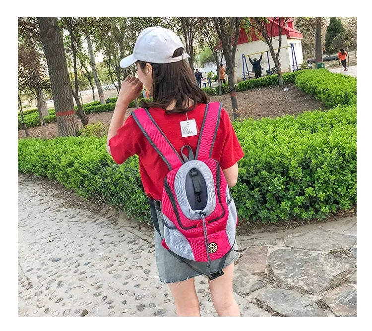 Portable Travel Dog Carrier Backpack with Breathable Mesh - Smarsty