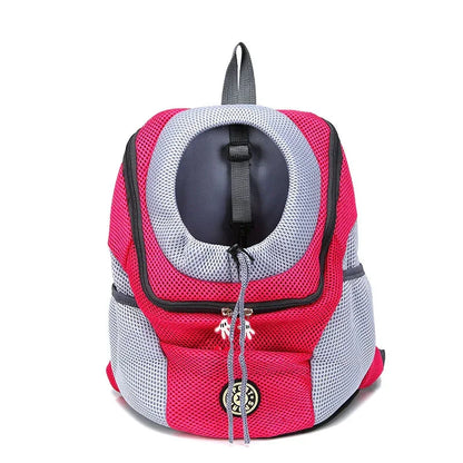 Portable Travel Dog Carrier Backpack with Breathable Mesh - Smarsty