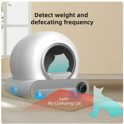 Automatic Cat Litter Box Accessories with Easy Cleanup - Smarsty