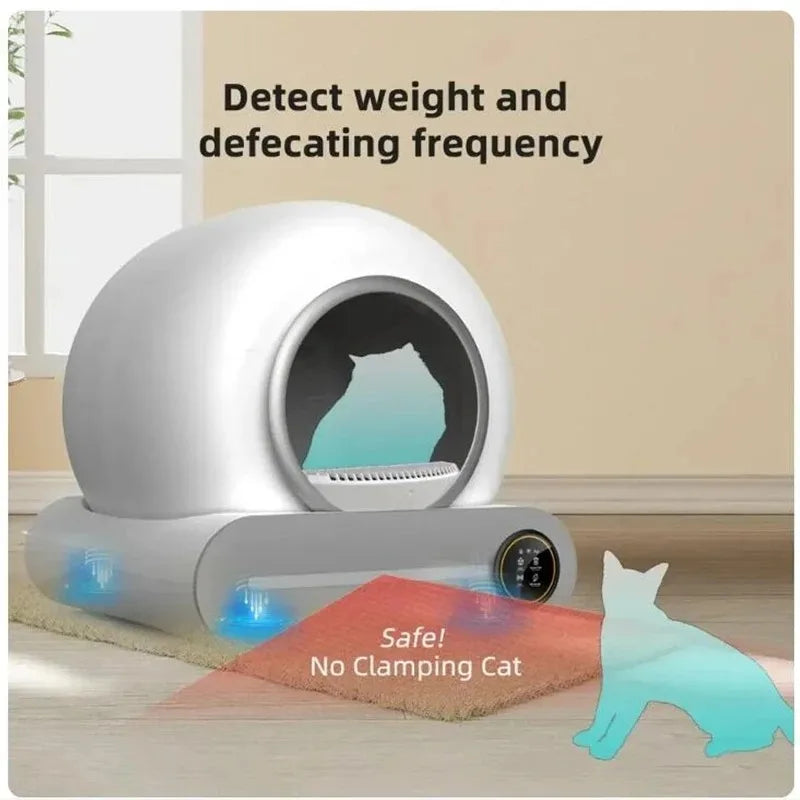 Automatic Cat Litter Box Accessories with Easy Cleanup - Smarsty