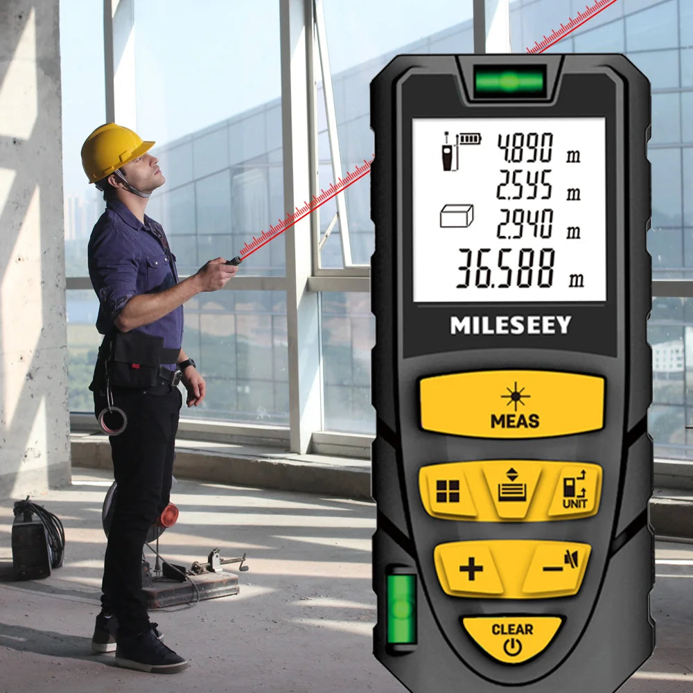 MILESEEY Laser Tape Measure with Multi Measurement Functions - Smarsty