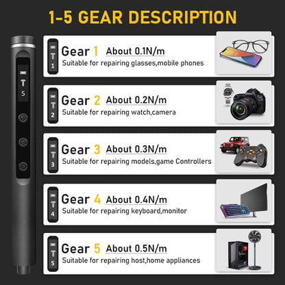 Galacok S6 Max Precision Electric Screwdriver Set with 42 Bits - Smarsty