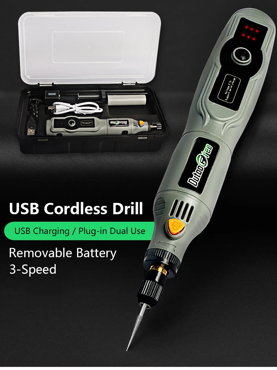 10W Cordless Mini Drill Set for Easy DIY Projects - Smarsty