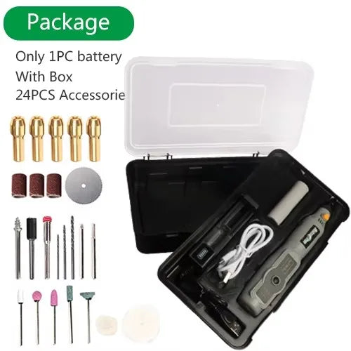 10W Cordless Mini Drill Set for Easy DIY Projects - Smarsty