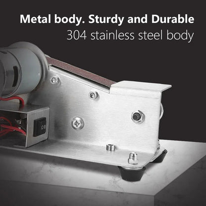 Mini Electric Belt Sander for Efficient Woodworking - Smarsty