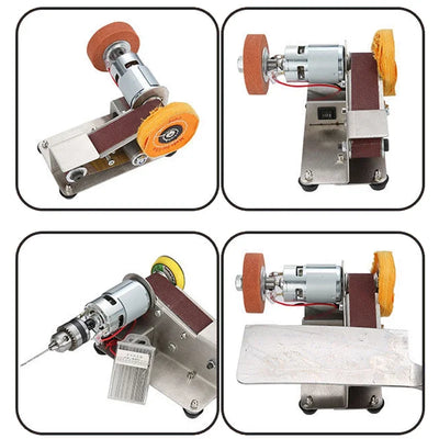 Mini Electric Belt Sander for Efficient Woodworking - Smarsty