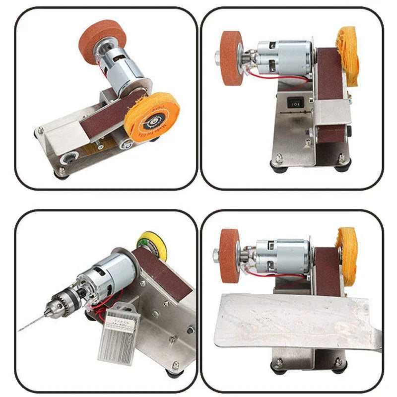 Mini Electric Belt Sander for Efficient Woodworking - Smarsty