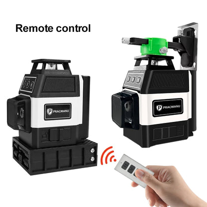 Pracmanu Mini 12 Lines 3D Laser Level with Green Beam - Smarsty
