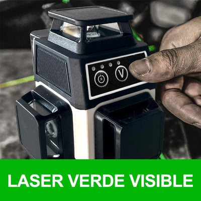 Pracmanu Mini 12 Lines 3D Laser Level with Green Beam - Smarsty