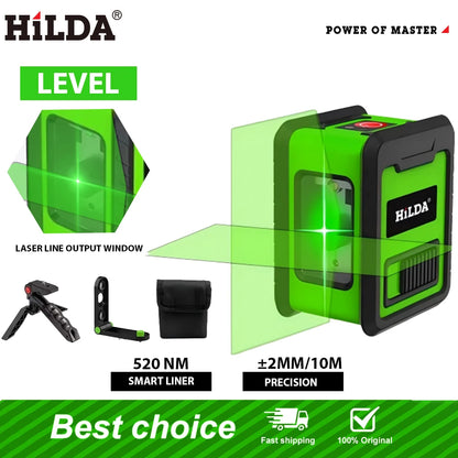 HILDA Green Laser Level Meter for Accurate Alignment - Smarsty