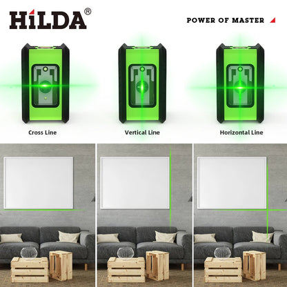 HILDA Green Laser Level Meter for Accurate Alignment - Smarsty