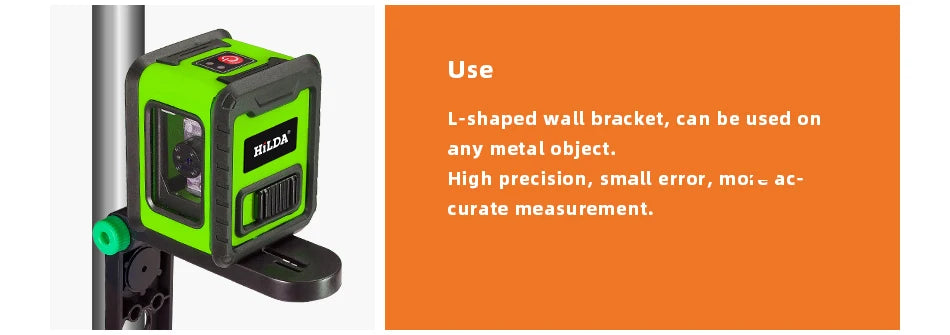 HILDA Green Laser Level Meter for Accurate Alignment - Smarsty