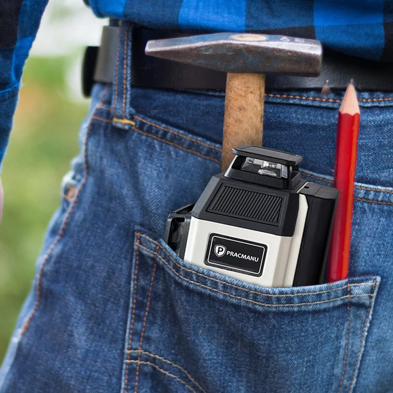 Pracmanu Mini Laser Level 12 Lines Self-Leveling Precision - Smarsty