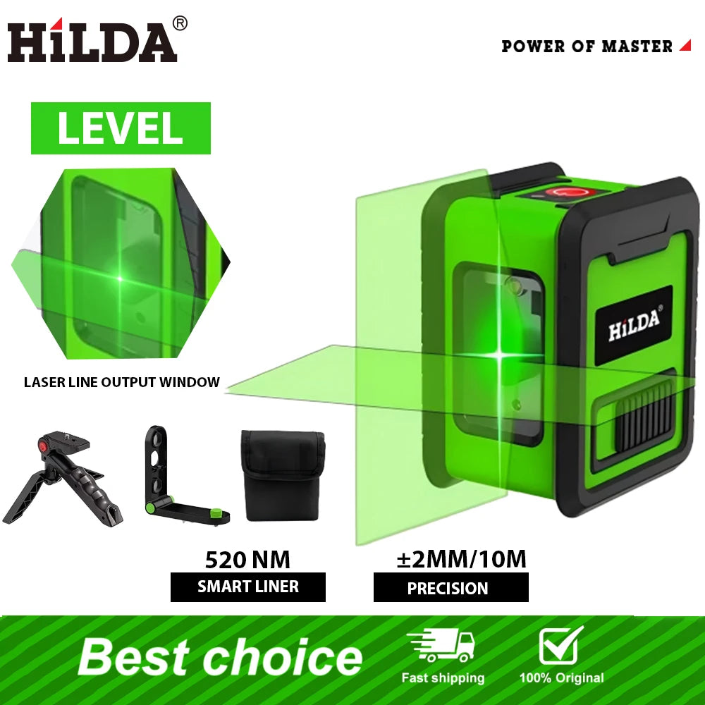 HILDA Green Laser Level Meter for Precision Alignment - Smarsty